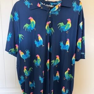Chubbies Men's Blue Rooster Shirt